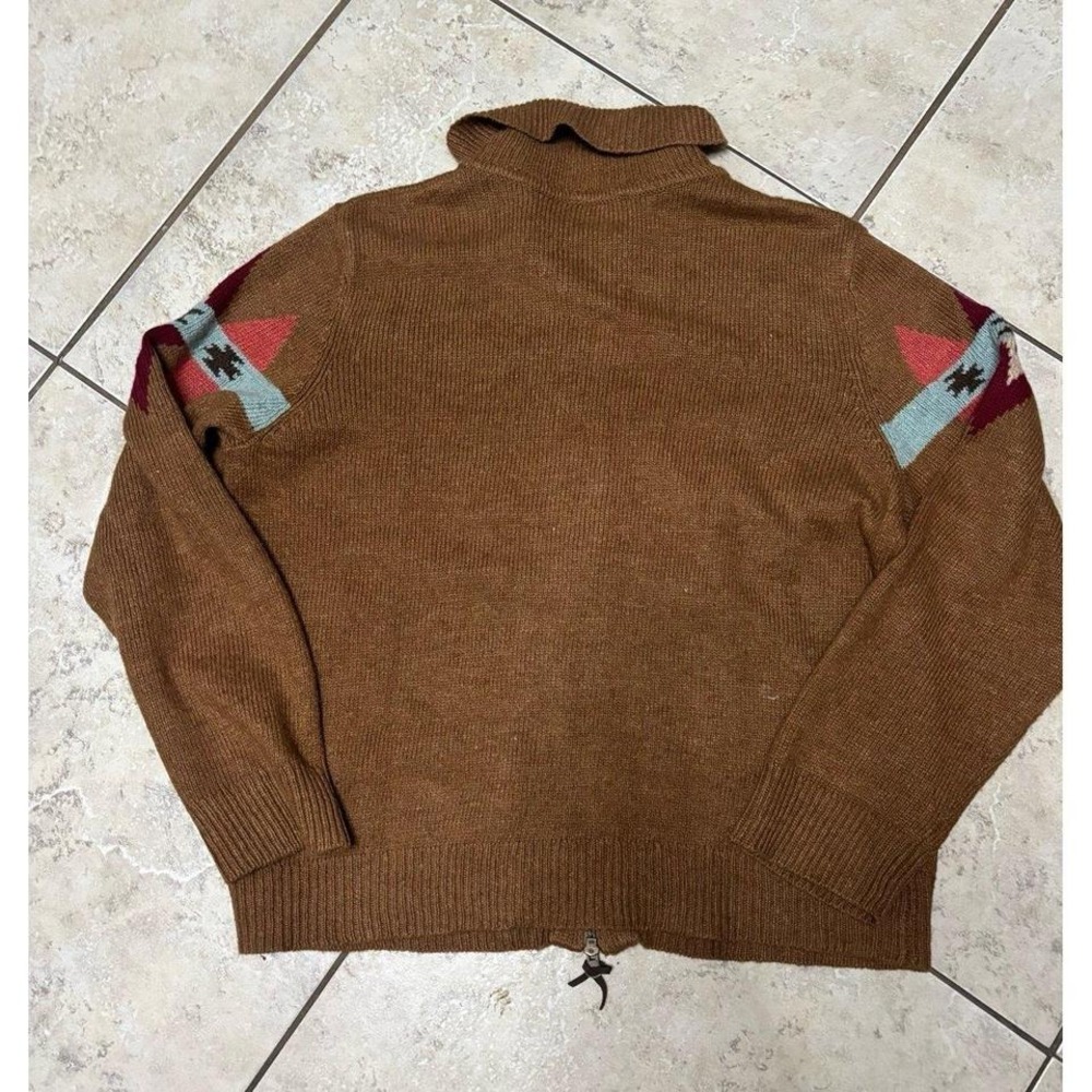 Vintage Christopher & Banks western zip up cardigan size XL - Picture 8 of 8